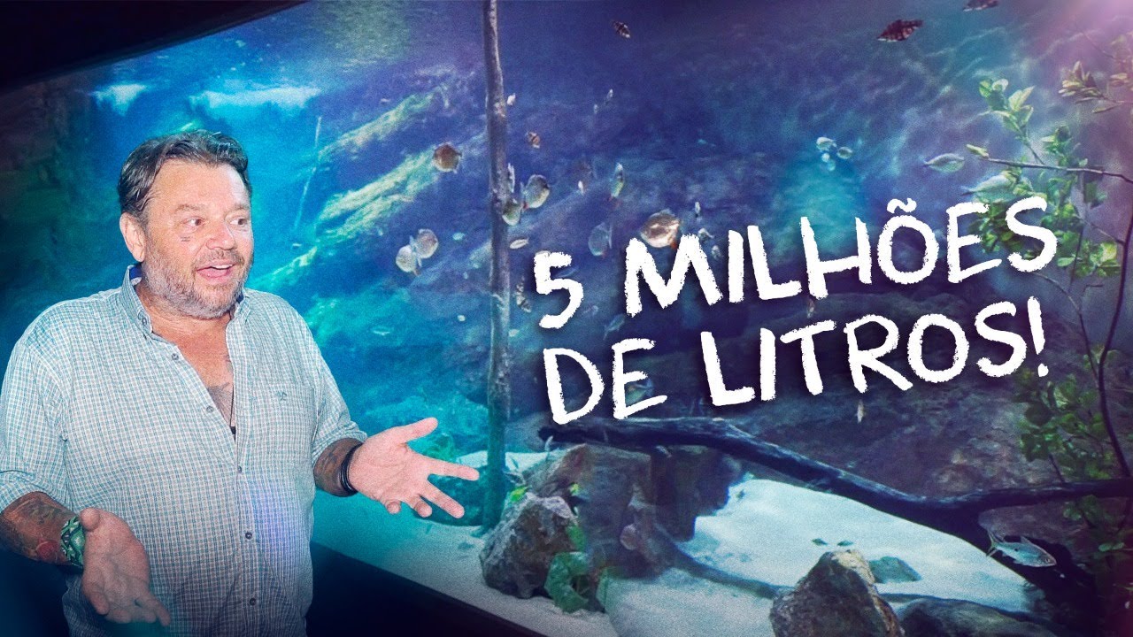 ESTE É O MAIOR AQUÁRIO DO BRASIL! | RICHARD RASMUSSEN