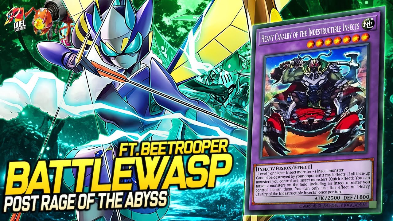 Deck Battlewasp Beetrooper Post Rage of the Abyss| EDOPRO | Replays 🎮 + Decklist ✔️