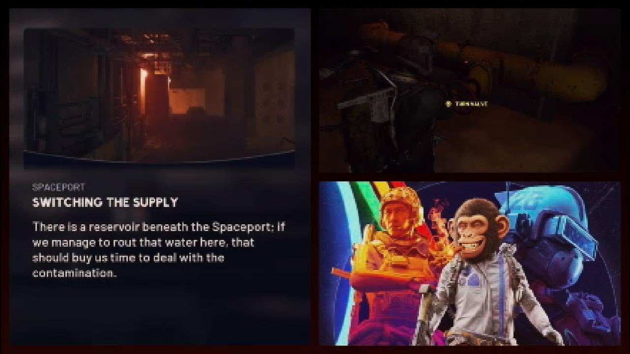 Switching the Supply Quest in Spaceport of Arc Raiders - Find and turn the Valve in Spaceport tunnel