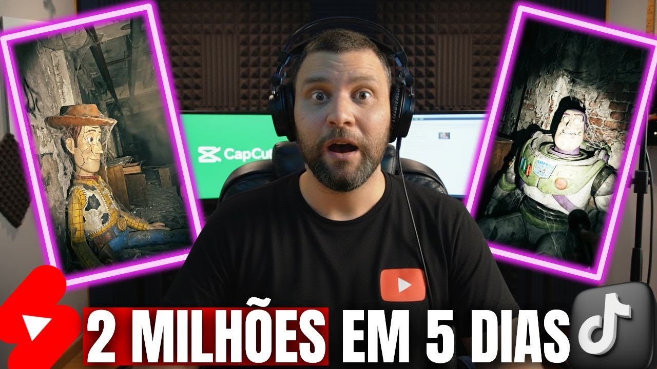 Como Fazer Vídeos Virais de com Personagens de Desenhos Animados Abandonados, Novo Nicho Viral