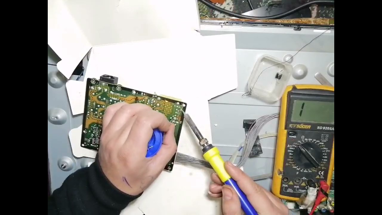 شاشه lg 34 بوصة عطل الضوء الاحمر