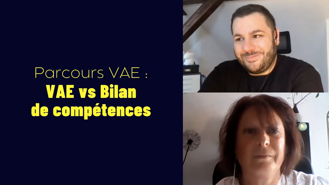 VAE vs Bilan de compétences (avec Sandrine Esmingeot)