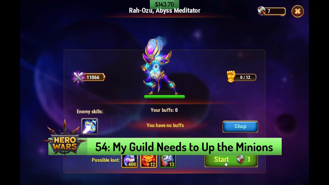 Let's Play Hero Wars 54: I Think My Guild is Ready for Stronger Minions Now...