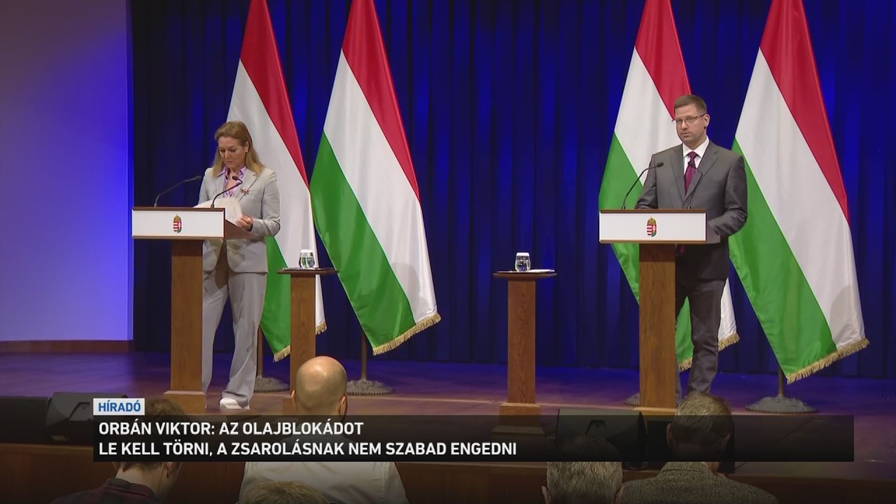 Orbán Viktor: az olajblokádot le kell törni