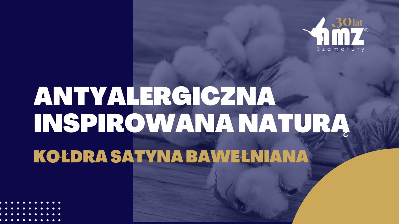 Kołdra antyalergiczna AMZ SATYNA BAWEŁNIANA (BEE SOFT)