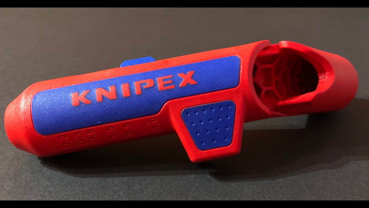 Jak zdjąć izolację z przewodu? Najlepsze narzędzie do ściągania izolacji? Knipex ErgoStrip 169501 SB