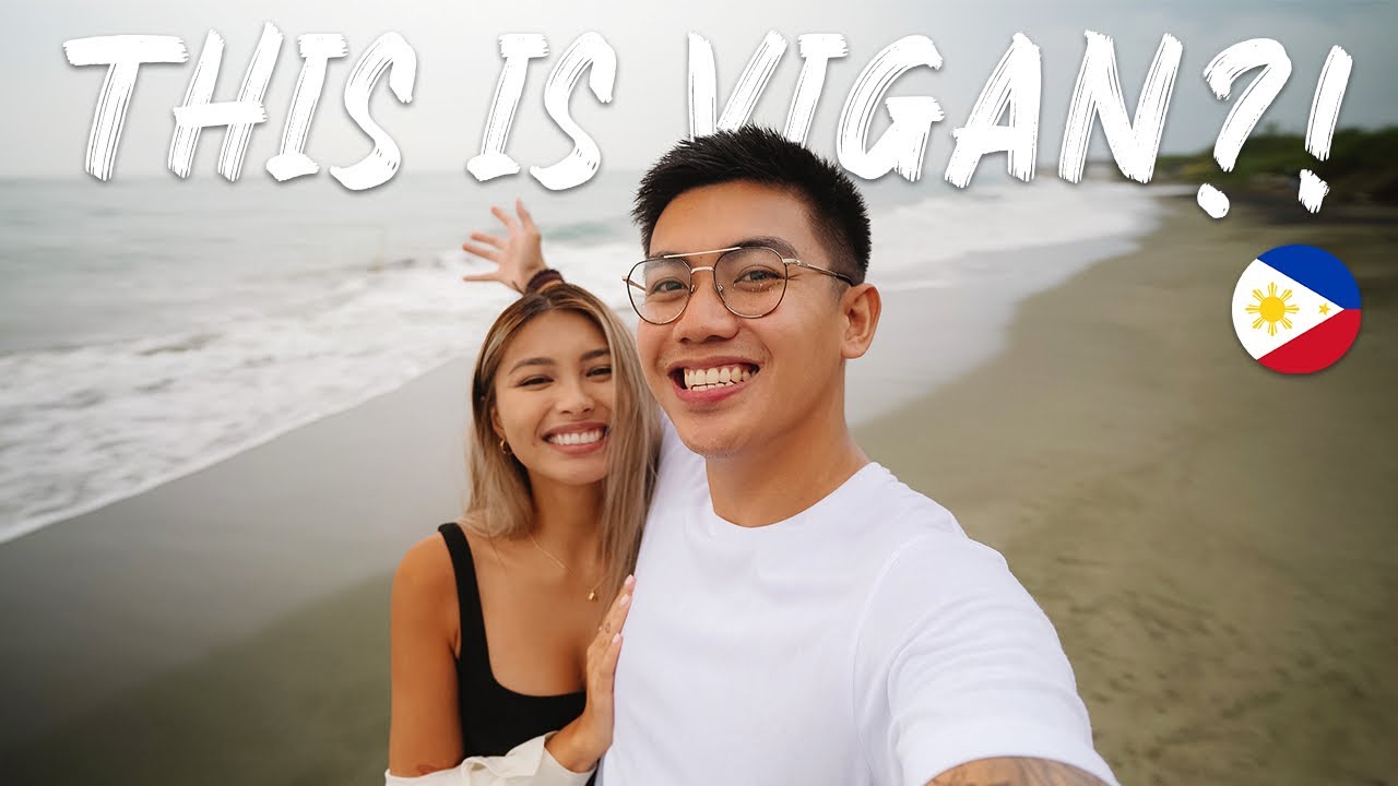 This BLACK SAND BEACH in Vigan City is a MUST SEE! 🇵🇭