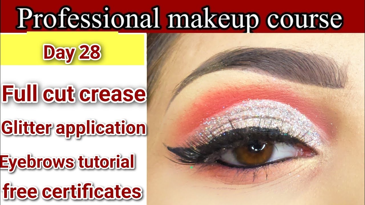 Full cut crease eye makeup tutorial | Easy cut crease eye makeup for beginners| Day 28