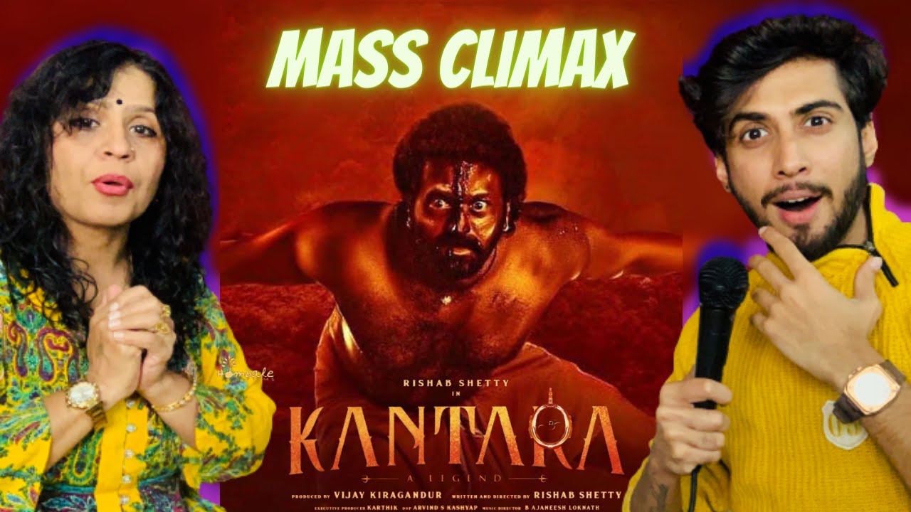 KANTARA CLIMAX SCENE REACTION WITH MOM | Rishab Shetty | Kantara Movie Scenes Reaction