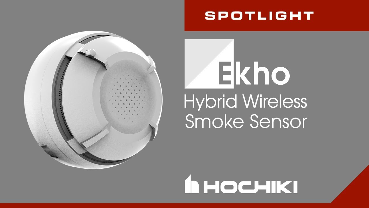 Hochiki Ekho Hybrid Wireless Optical Smoke Sensor Spotlight
