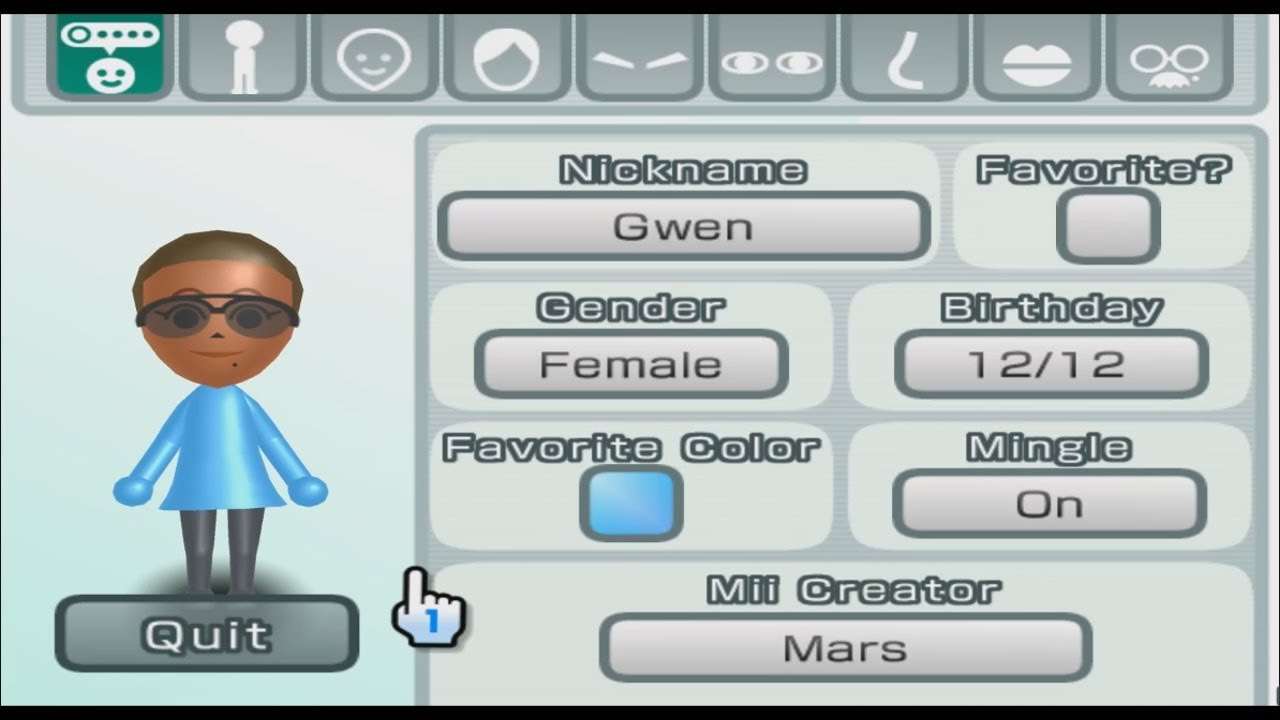 Gwen - Wii Sports - Mii 968