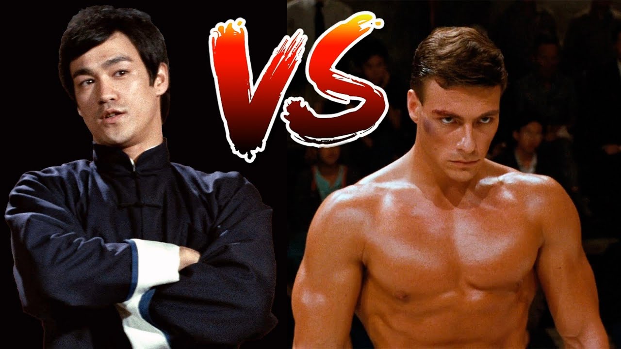Бой Брюс Ли против Ван Дамма BRUCE LEE vs JEAN CLAUDE VAN DAMME