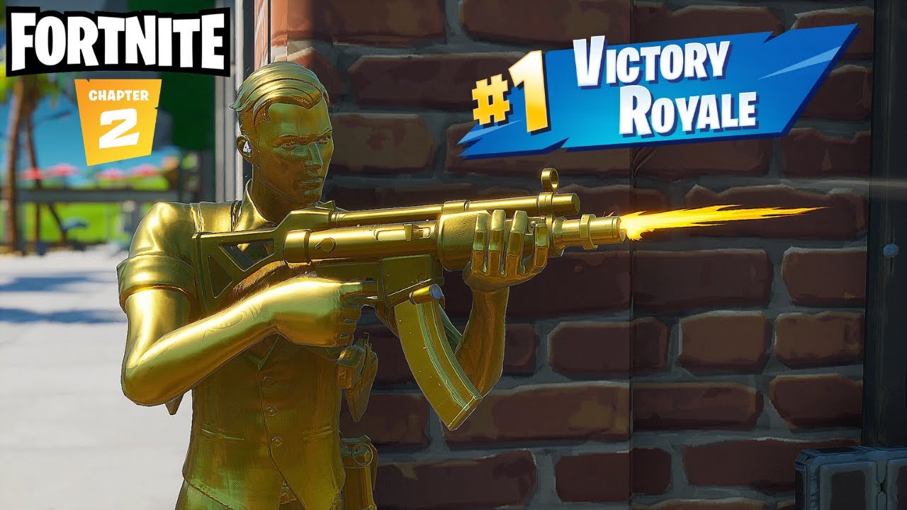 The Golden Ghost : Fortnite Battle Royale Chapter 2 : Season 2 : Solo Win