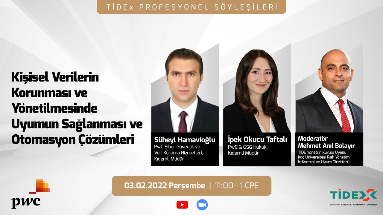 TİDEx Profesyonel | Kişisel Verilerin Yönetilmesinde Uyumun Sağlanması ve Otomasyon Çözümleri