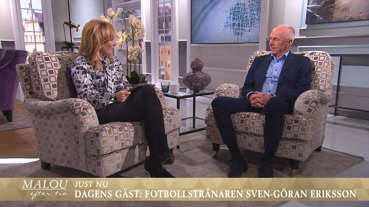 Sven-Göran ”Svennis” Eriksson: ”På den tiden var italiensk fotboll den bästa - Malou Efter tio (TV4)