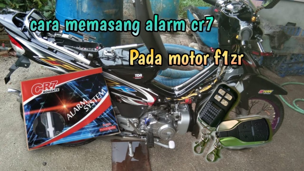 Cara mudah memasang alarm pada motor yamaha f1zr