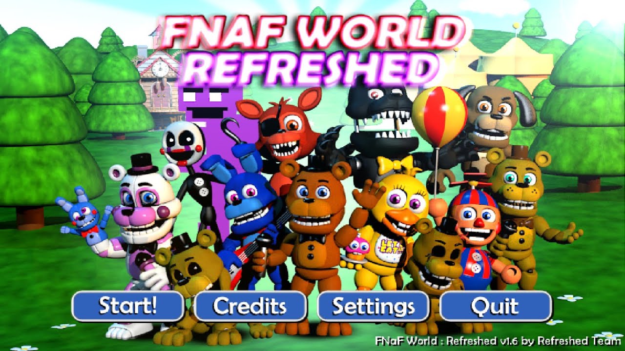 fnaf world refresh parte 1 (sin hablar) meta de 2 likes para parte 2