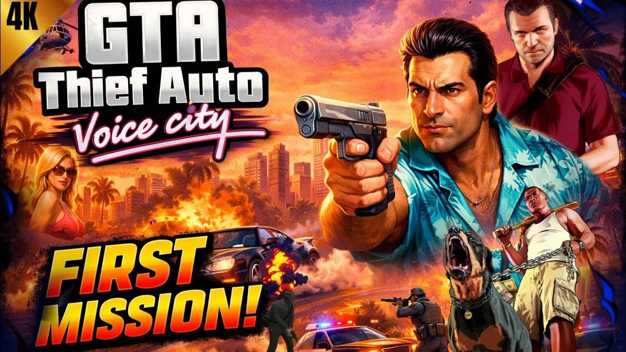 GTA Theft Auto Voice City Game The Tommy Was His Friends 