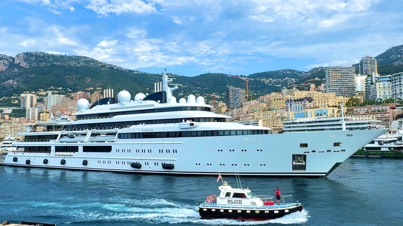 MONACO STUNNING LUXURY SUPERYACHT, MEGAYACHT • YACHT SPOTTING 2024 VOL.2 @emman25MC