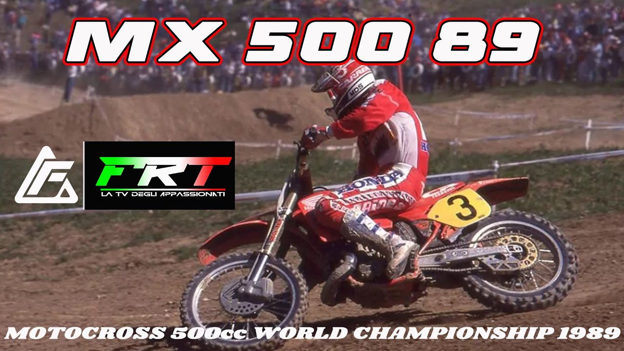MONDIALE MOTOCROSS 500 1989|Gran Premio di Francia Saint-Jean-d'Angély