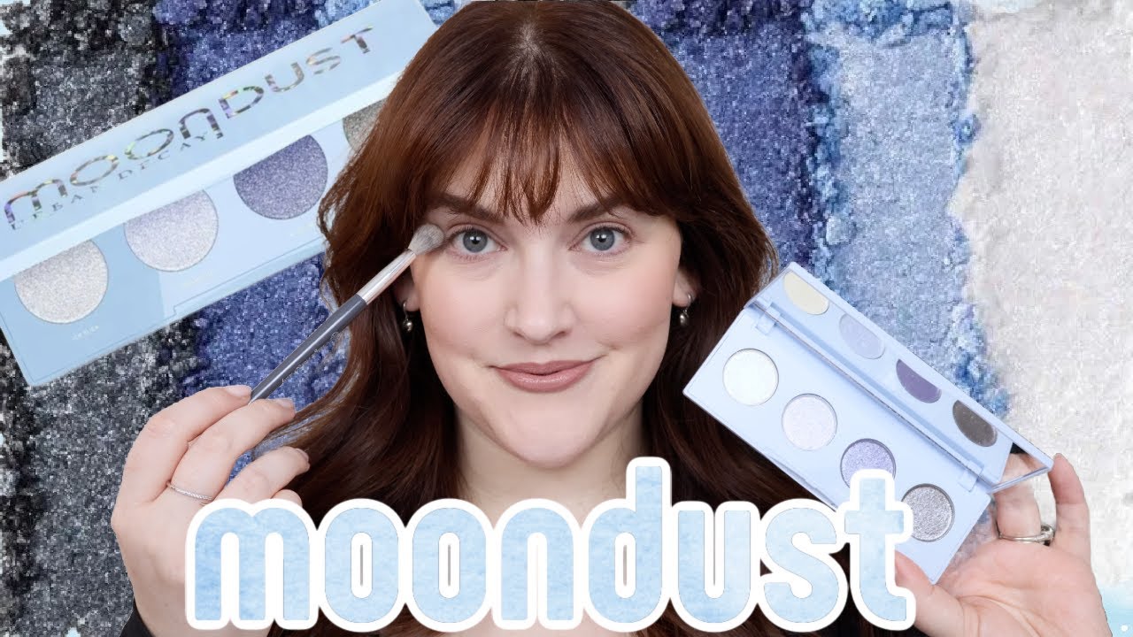🌟URBAN DECAY MOONDUST ICE OUT PALETTE 🌟 eye swatches, review, and comparions