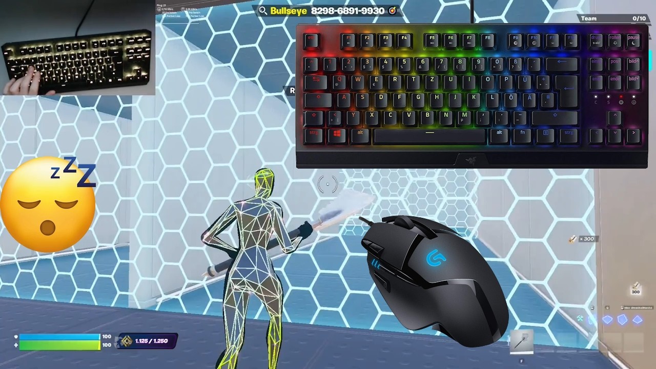 Razer Blackwidow V3 Tenkeyless😴 Satisfying Piece Control Gameplay 240 FPS 🏆