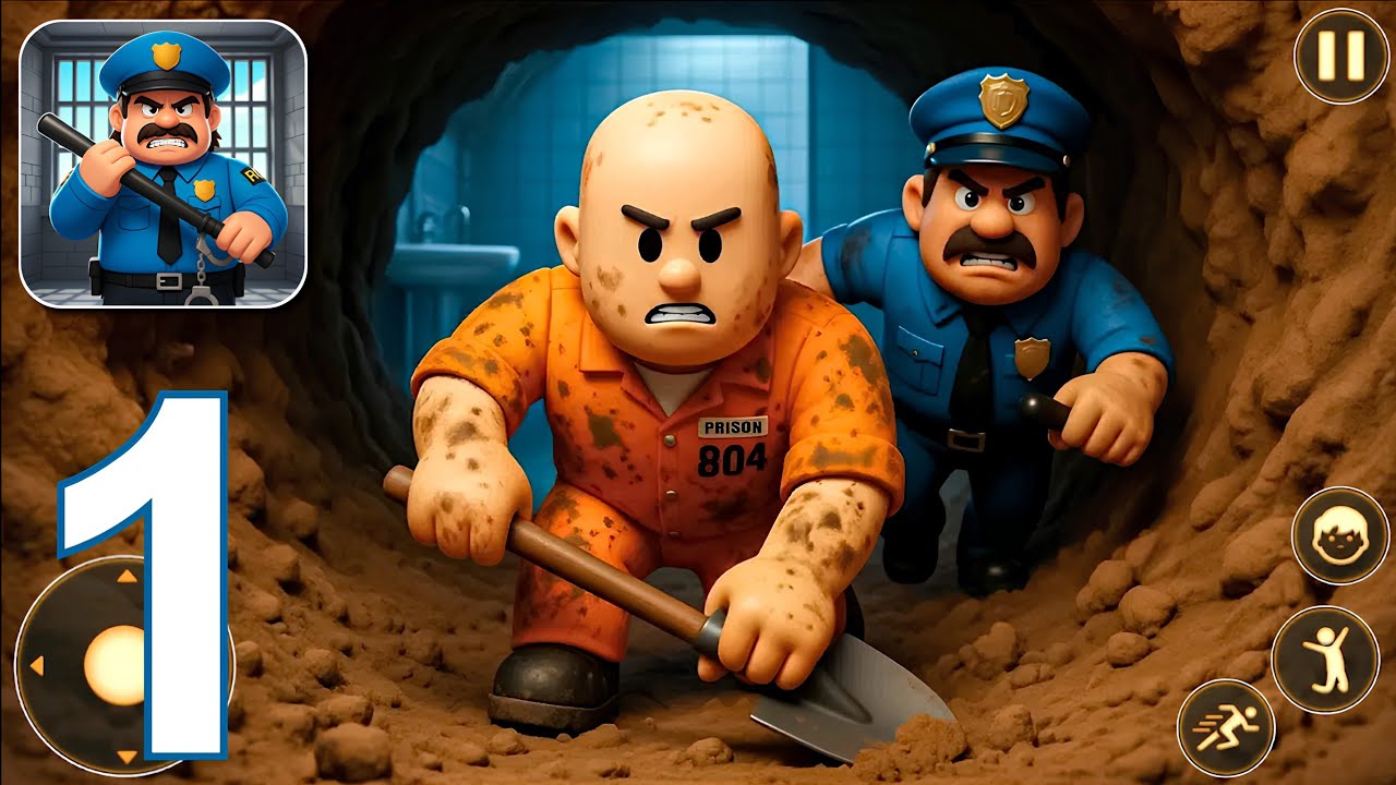 Prison Escape Obby Parkour - Full Gameplay Walkthrough Part 1 (Android, iOS)
