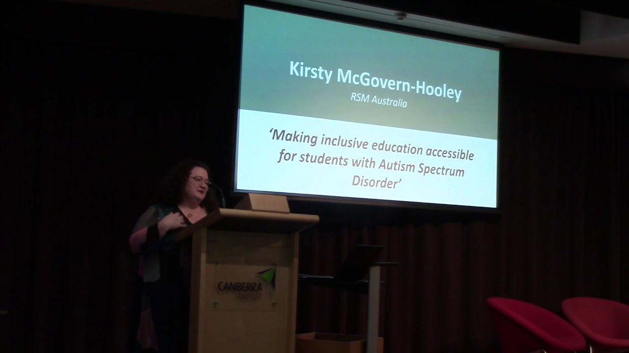 Making inclusive education accessible for students with ASD - Kirsty McGovern-Hooley