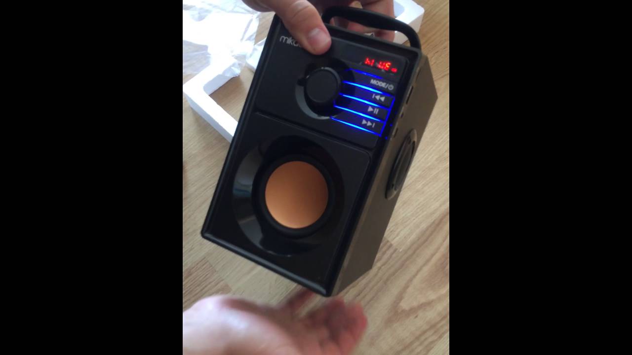 Mikado MD-10A 5W+2.5W*2 Siyah FM Radyo Destekli Bluetooth Speaker