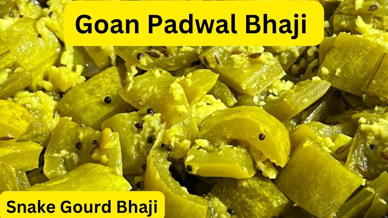 Goan Padwal Bhaji / Snake Gourd Bhaji / simple and delicious / Yasmin Fernandes Recipes