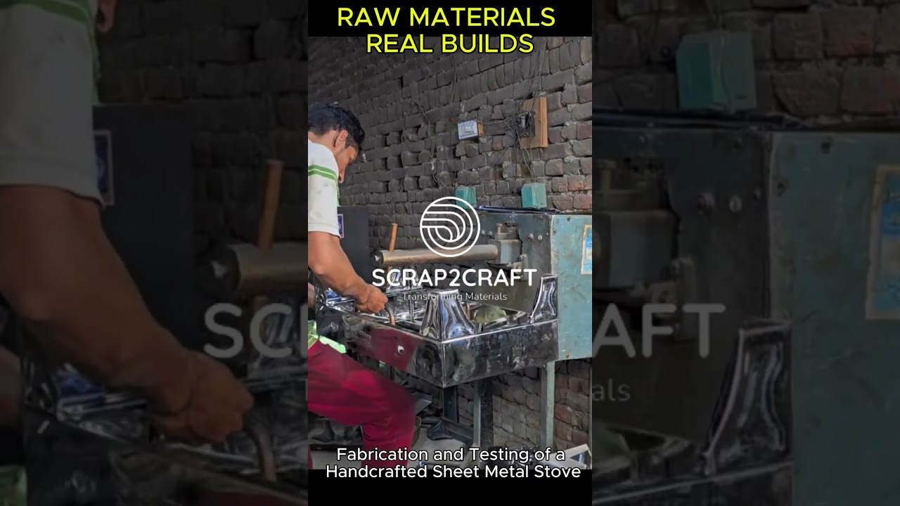 How to Make a Gas Stove from Sheet Metal: Metalworking & Assembly