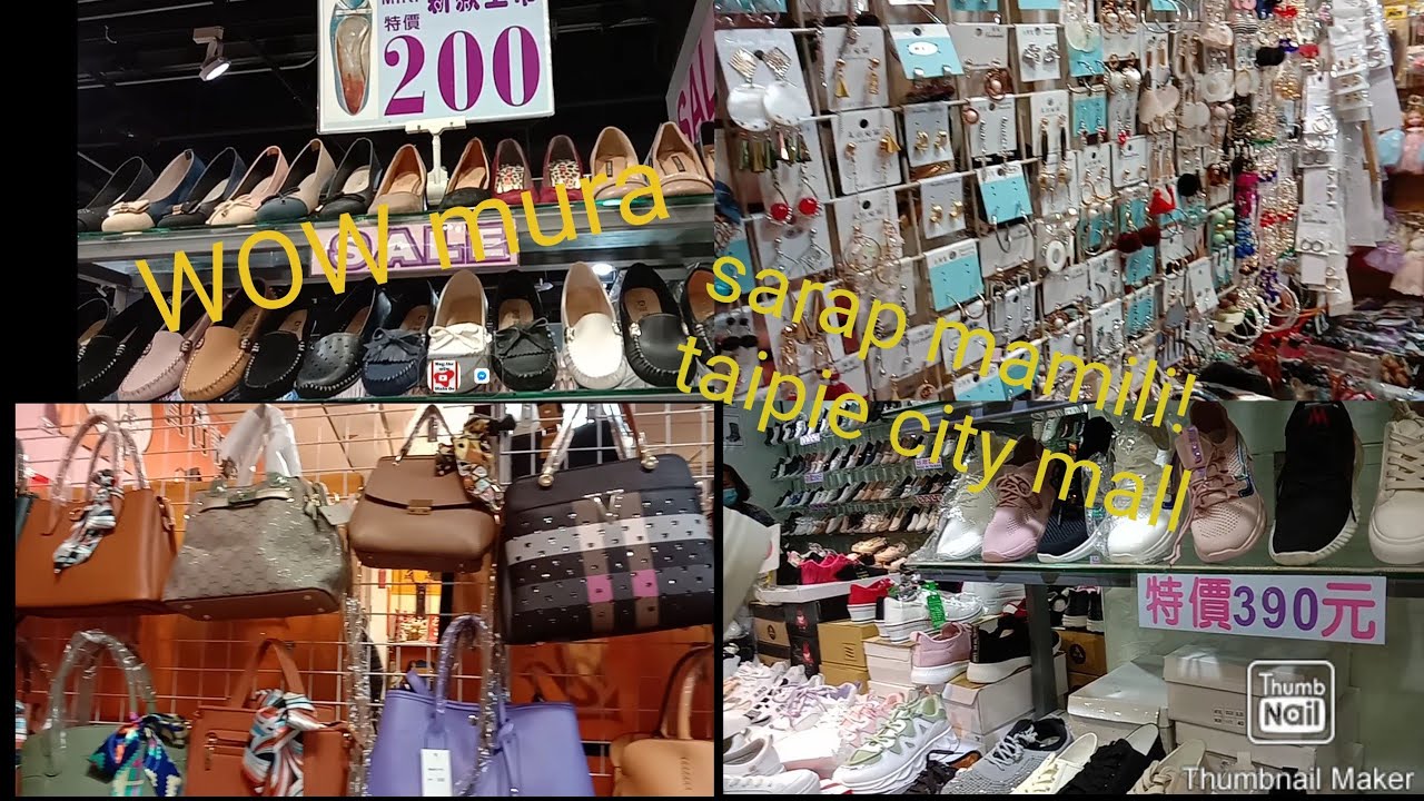 TAIPEI CITY MALL SHOPPING HAUL|BAGSAK PRESYO