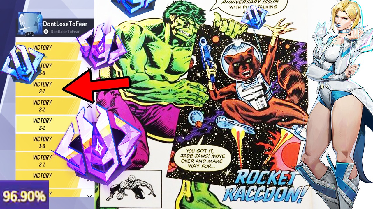 12 Game Win Streak To Grand Master In Marvel Rivals