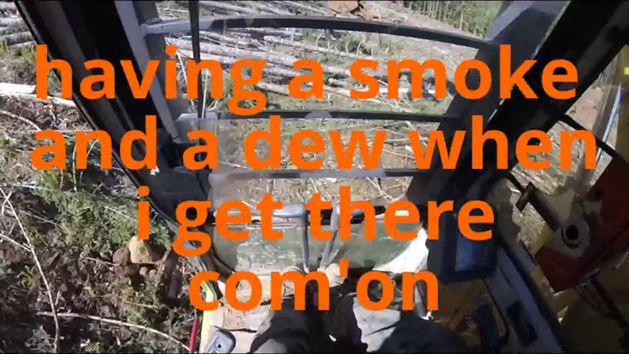 nice day to shovel log