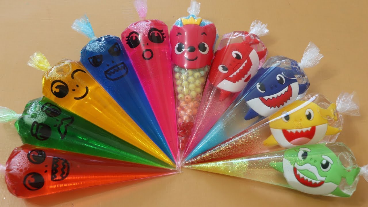 Making Slime with Piping Bags! Most Satisfying Slime Video★ASMR★#ASMR #PipingBags