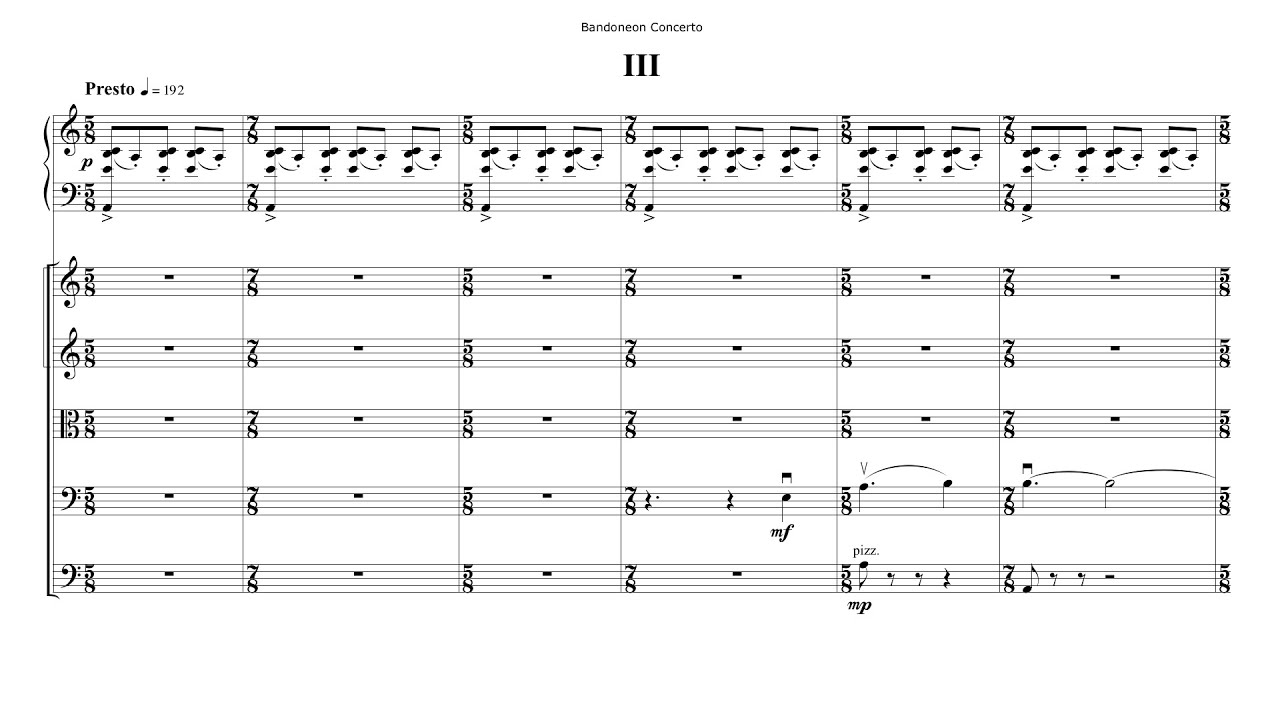 Roberto Di Marino - Bandoneon Concerto (3rd mov)