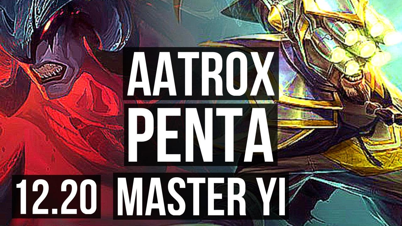 AATROX vs YI (TOP) | Penta, 9/1/8, Legendary, 1.2M mastery | KR Diamond | 12.20