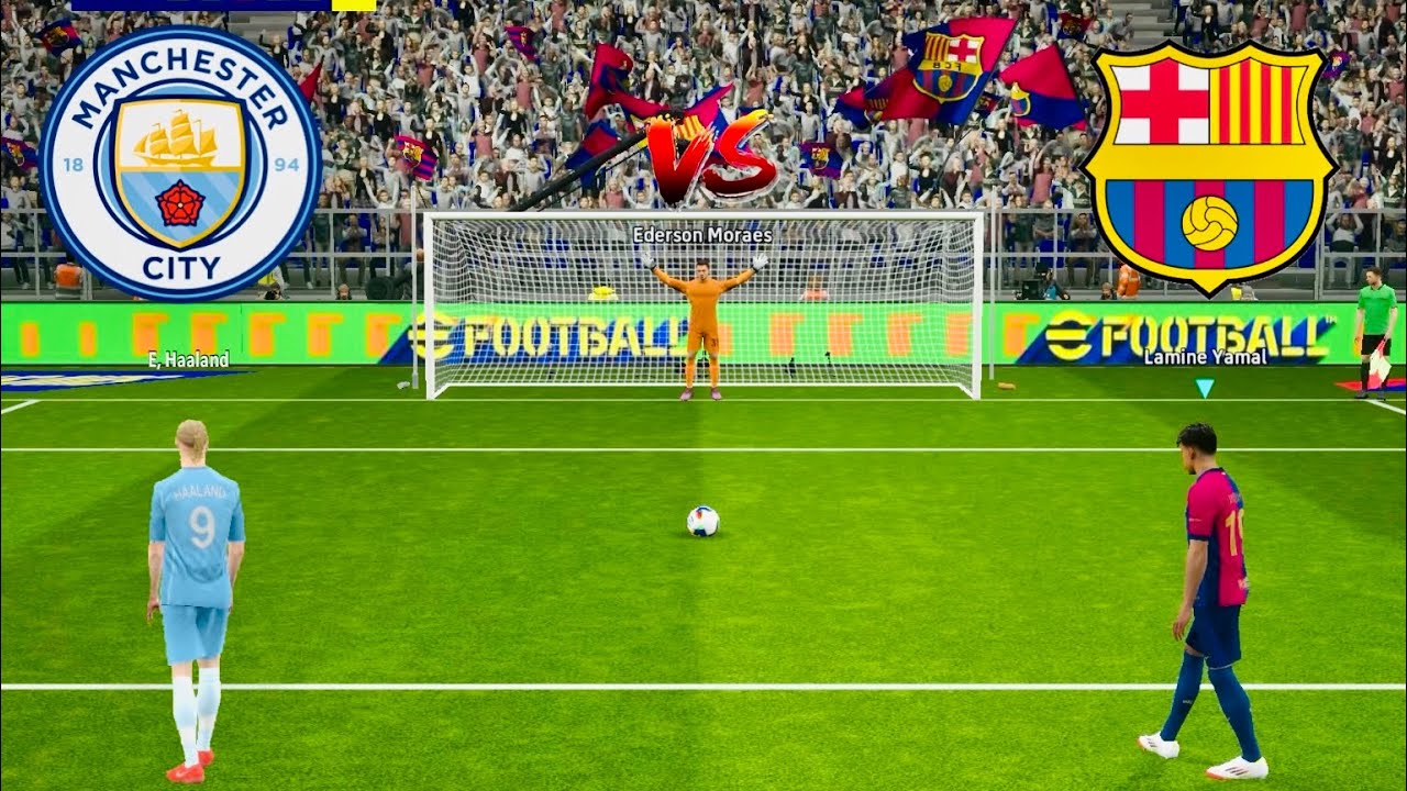 MAN CITY VS FC BARCELONA PENALTY SHOOTOUT | MNB VS FCB | HIGHLIGHTS