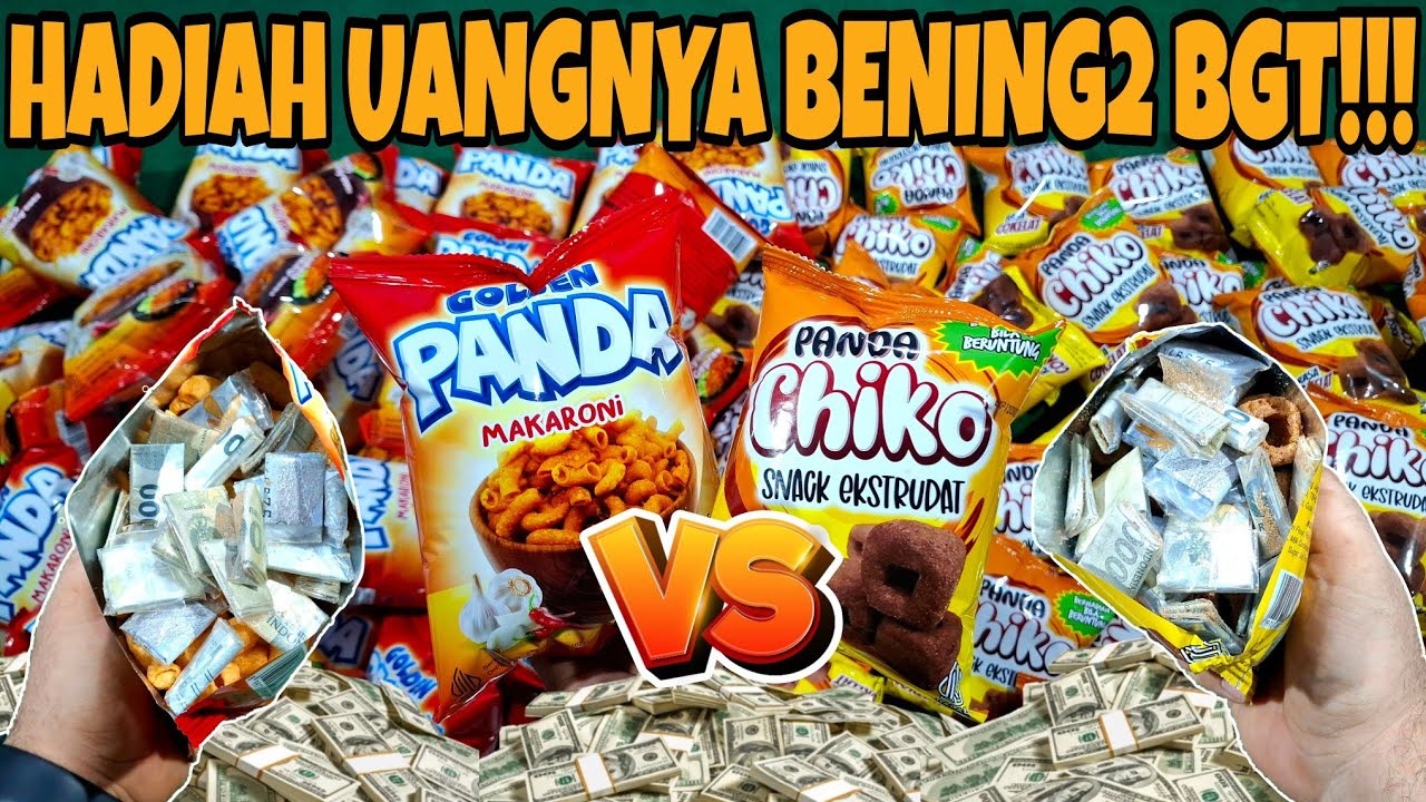 WOW!!! HADIAH UANGNYA BENING2 BGT!!! UNBOXING CIKI GOLDEN PANDA vs CHIKO PANDA