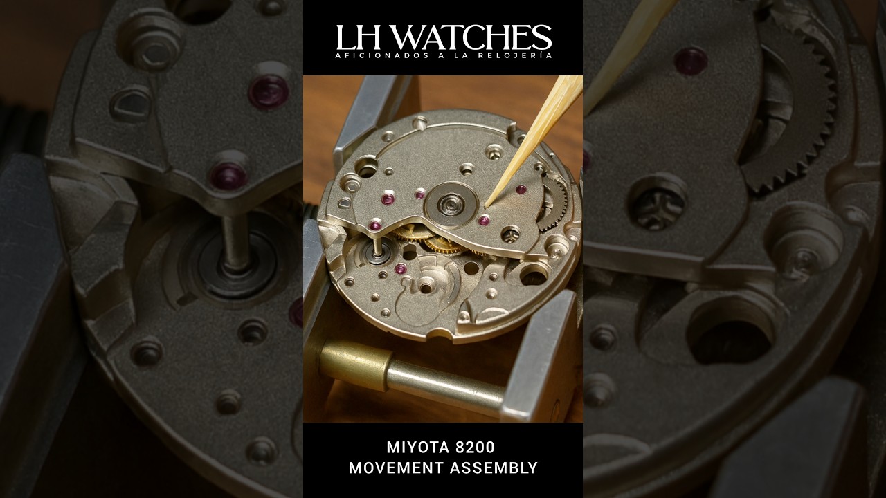 MIYOTA 8200 MOVEMENT ASSEMBLY #reloj #watch #citizen