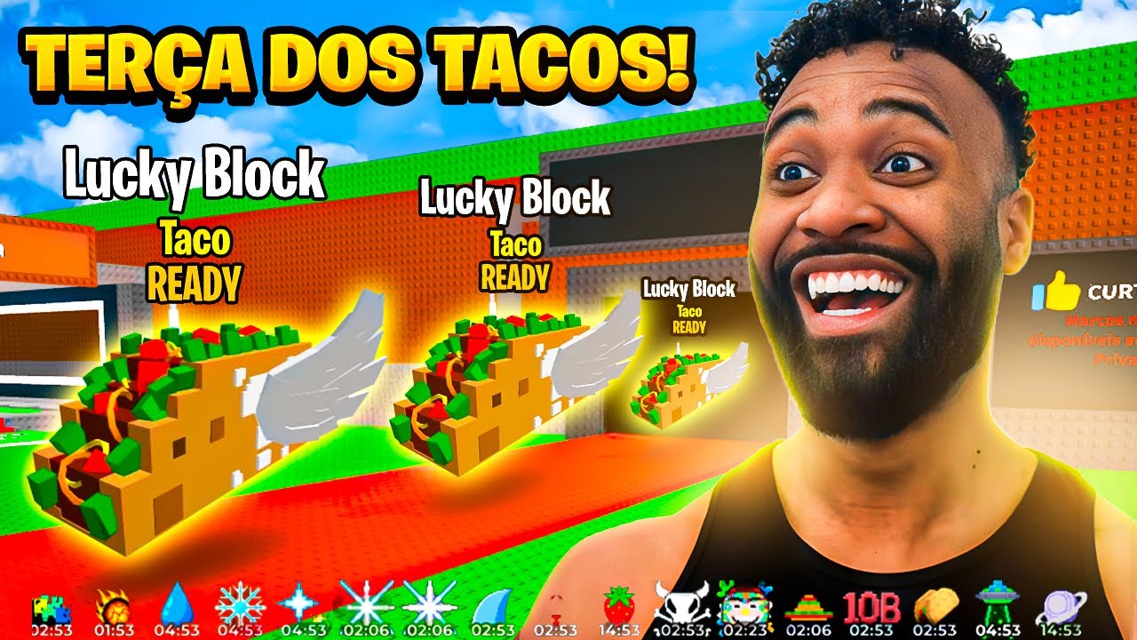 🔴TER&Ccedil;A DOS TACOS! ADMIN ABUSE ON NO ROUBE UM BRAINROT🔴GURAS  AO VIVO🔴