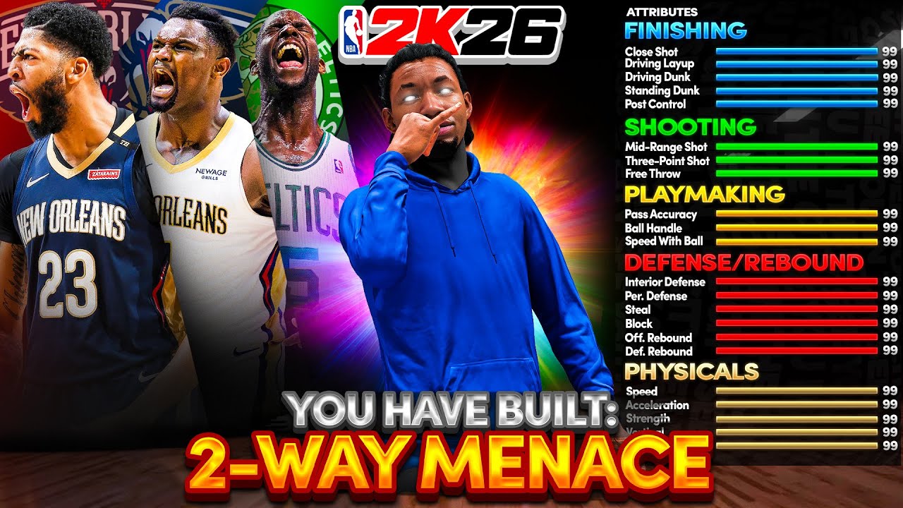 Я создал самую кривую сборку на NBA2K26! Лучшая сборка PF/BACKEND 2K26