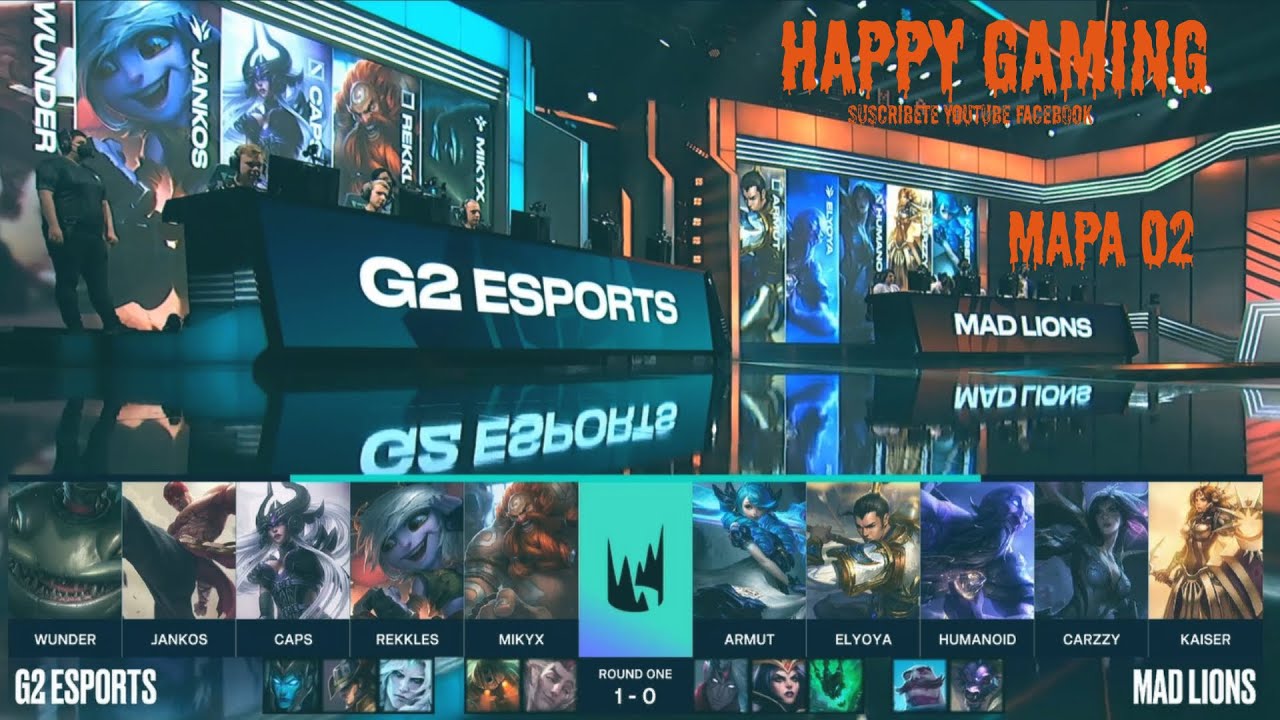 LEC MAD vs G2  Summer - Playoffs Round 1: MAPA 02