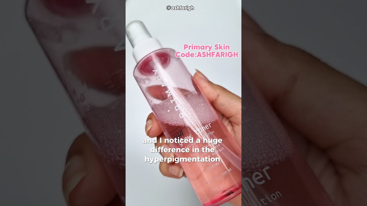 Primary Skin AHA Glow Toner! One stop solution to all your skin problems 
