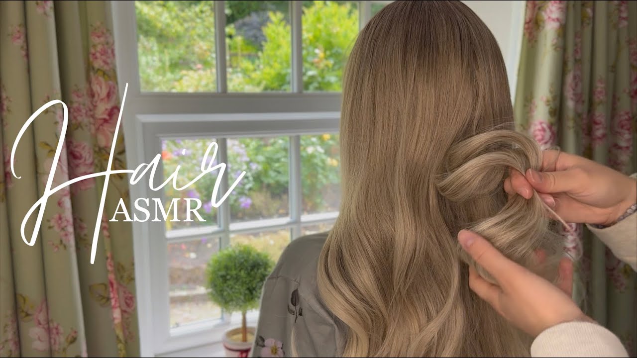 ASMR Whispered Hair Brushing, Hair Play, Hair Fixing & Perfecting with Finishing Touches