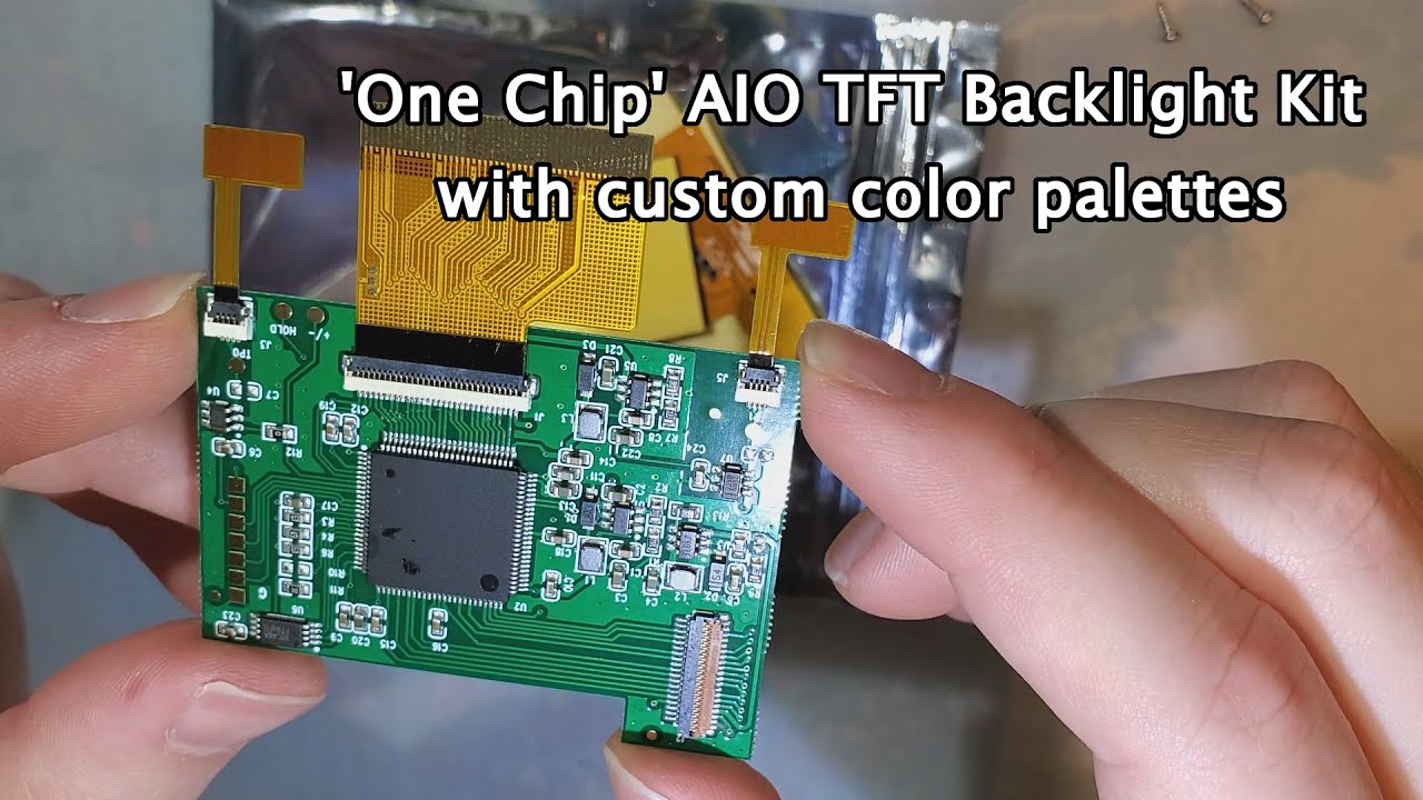Color Palette AIO TFT Game Boy Color (GBC) Backlight Kit