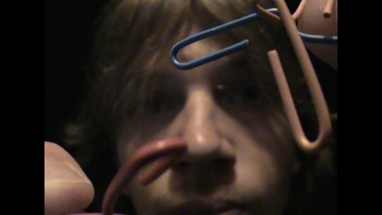 asmr ~ paper clip lens tracing/tapping 📎