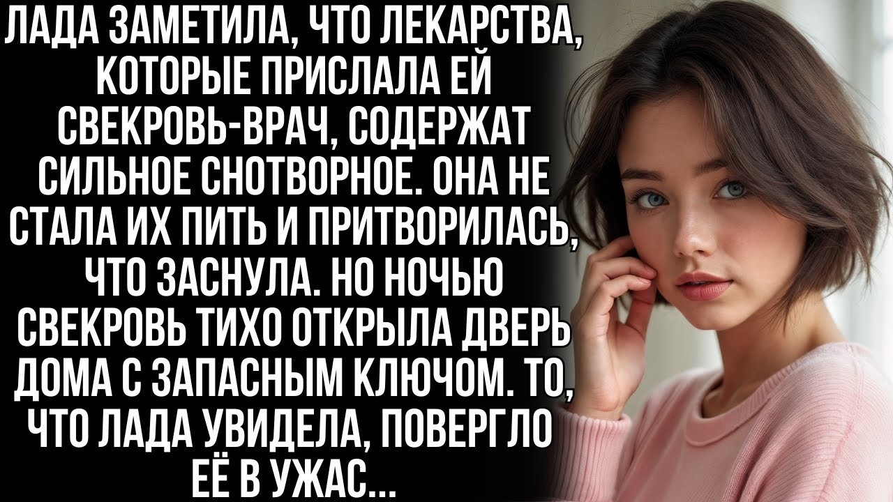 Лада заметила, что лекарства, которые прислала ей свекровь-врач, на самом деле были снотворным. Но…