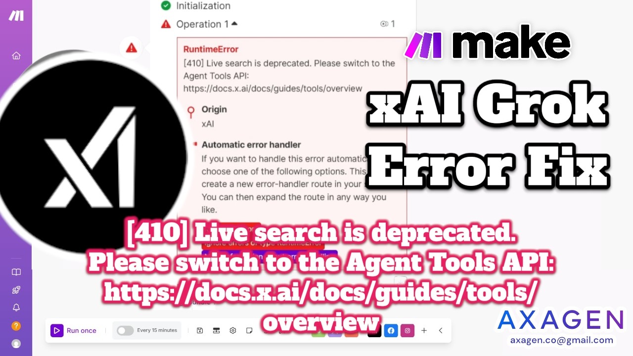 Fix Grok (xAI) Error in Make.com &mdash; Use HTTP Module Instead