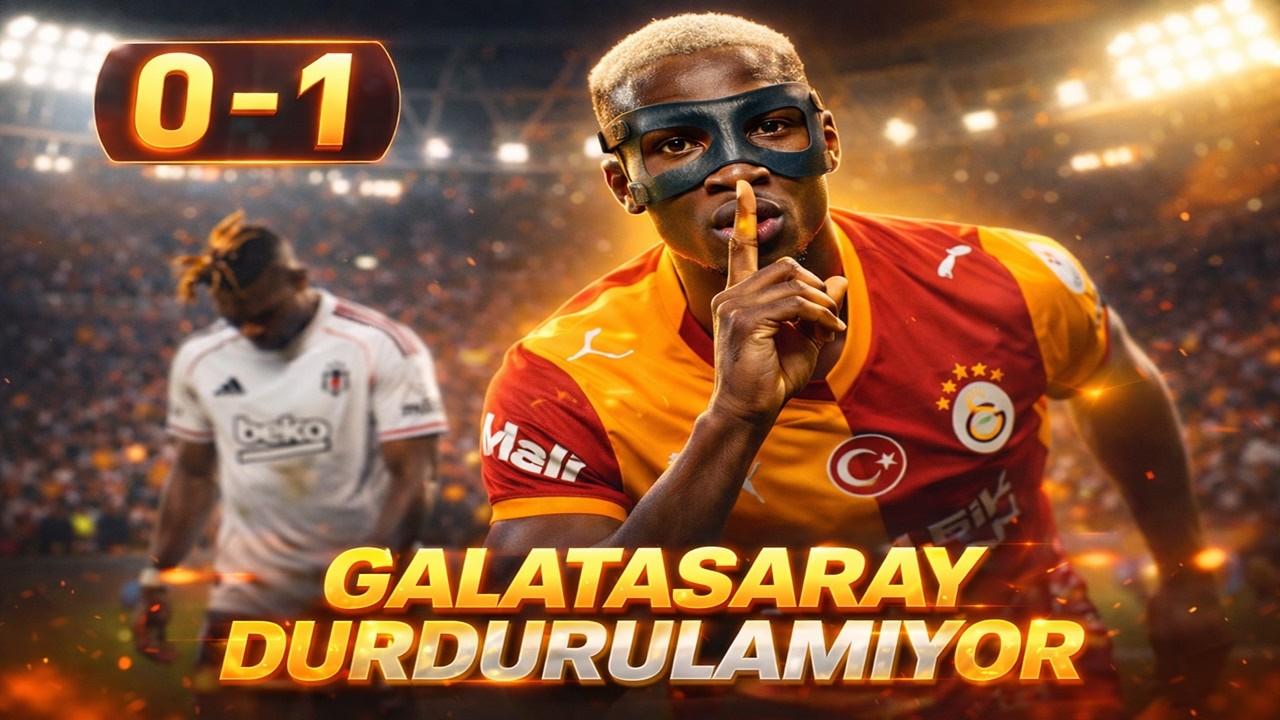 OSIMHEN DERBİYİ ÇÖZDÜ!  Hakem Kararları Olay Oldu: Stadın Önünden Geçene Kart Verdiler!